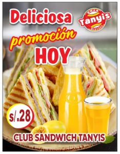 Club Sandwich Tanyis + Bebida